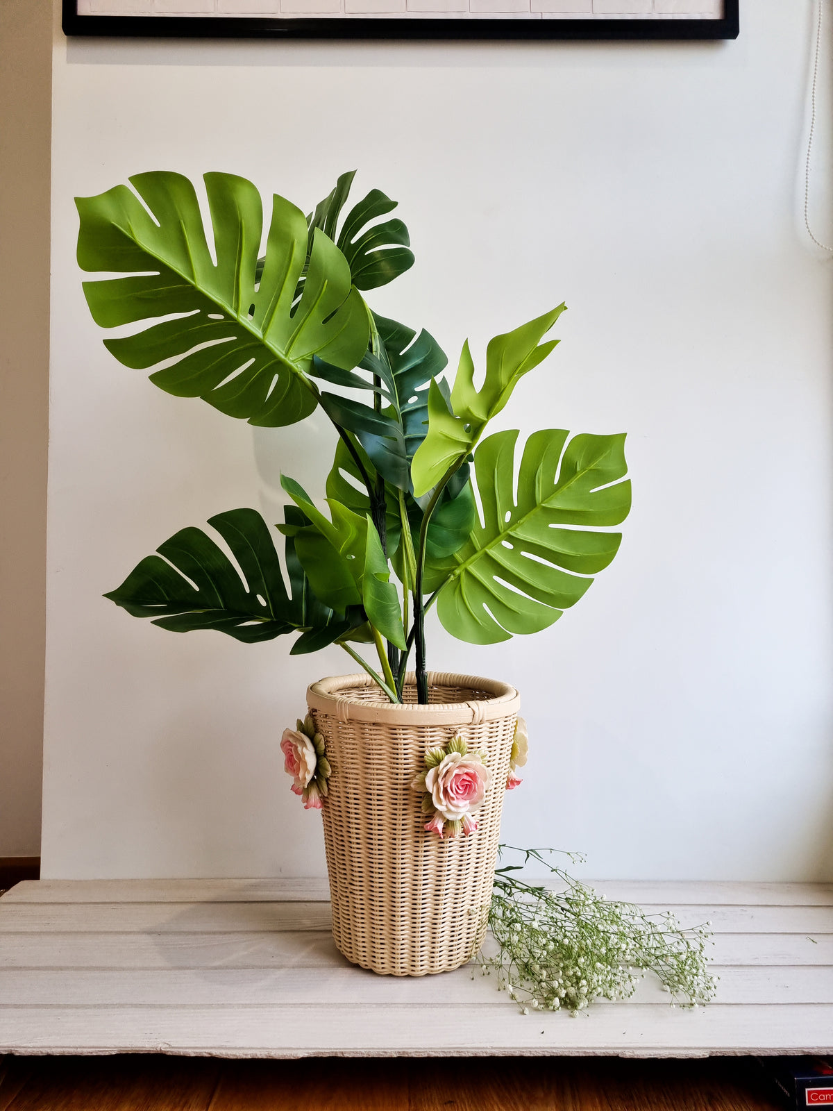 The Rosy-hazel Wicker Planter