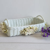 Ivory Rosa-Metallic Basket (s)