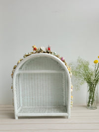 Whimsical Wicker Baby Cloth Stand - Sky