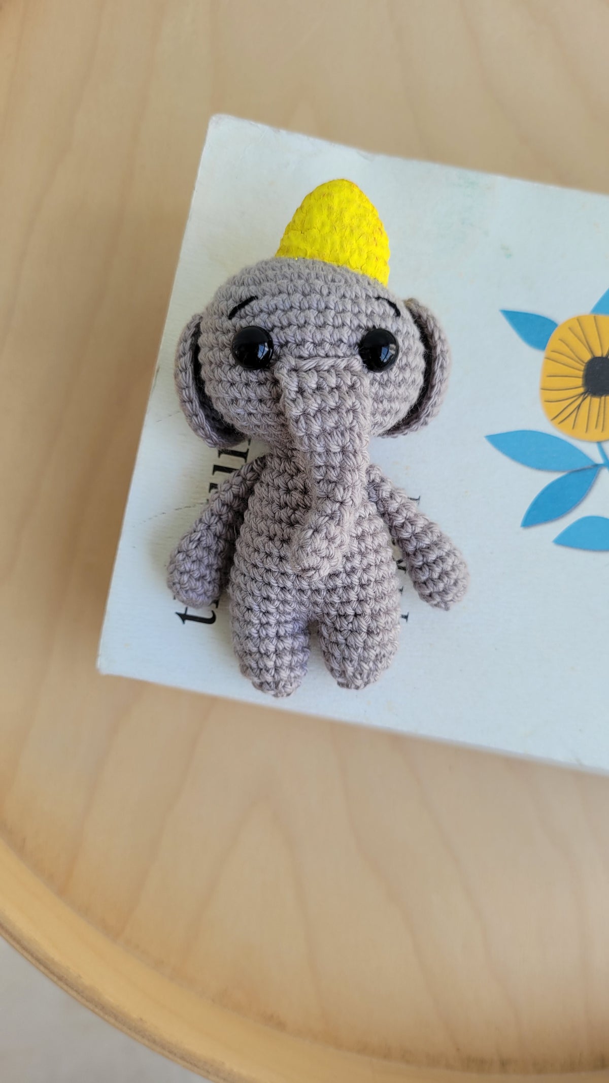 Crochet Grey Elephant