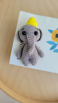 Crochet Grey Elephant