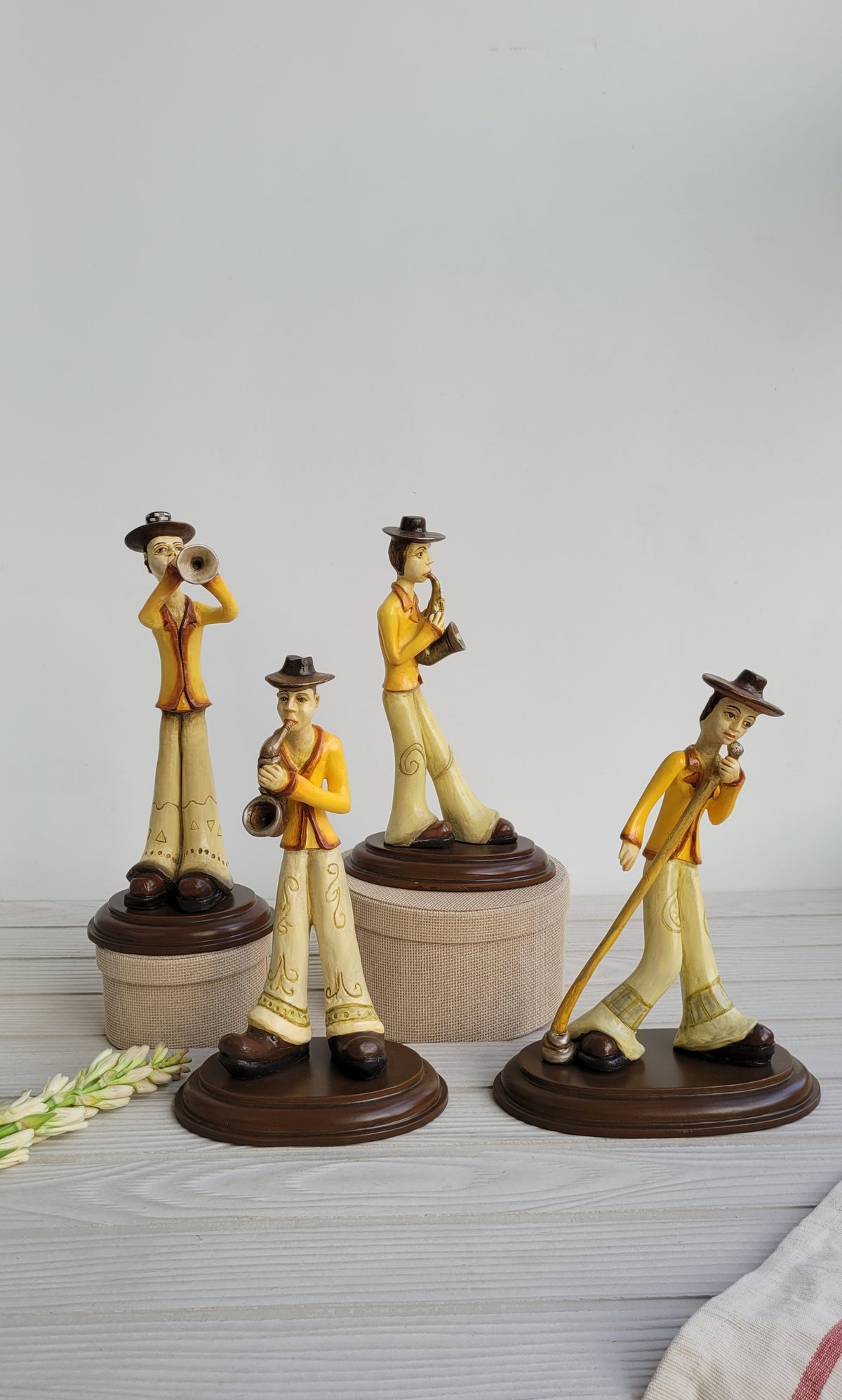 "Musical Quartet Statues  (Mike)"