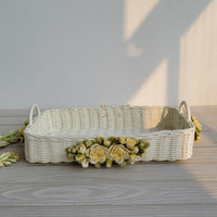 Ivory Rosa-Metallic Basket (M)