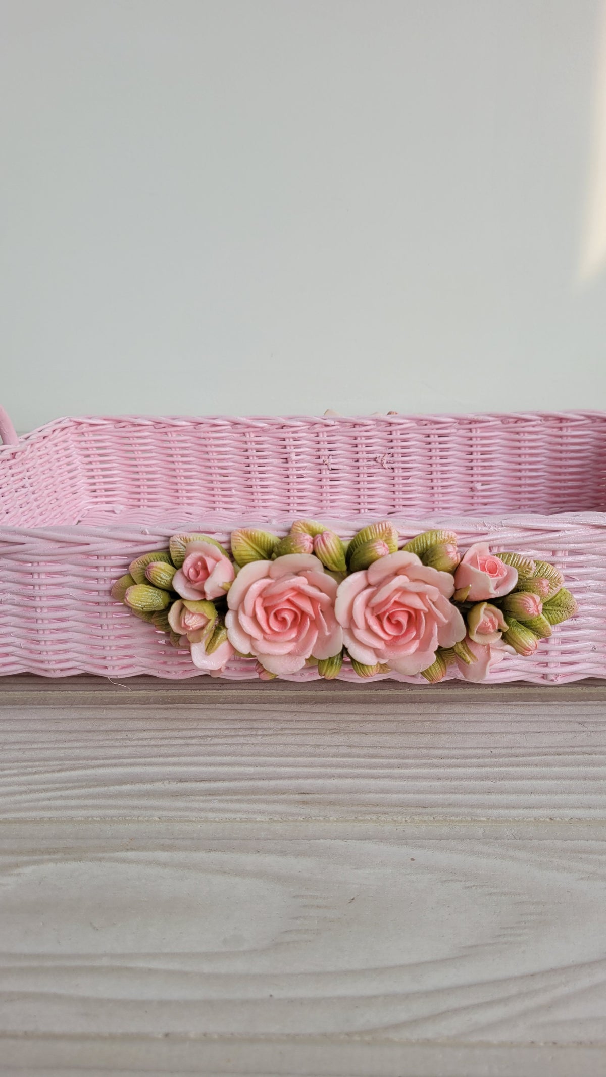 Curated Floret Pink Basket