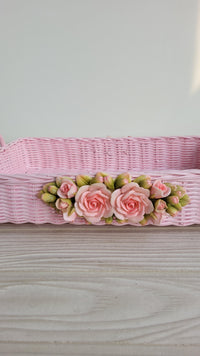 Curated Floret Pink Basket