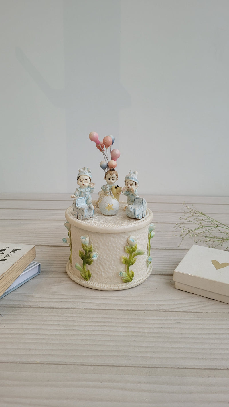 Three Baby Ivory Box