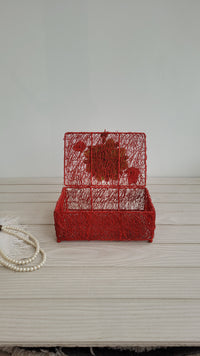 Candy Red Meshed Cube