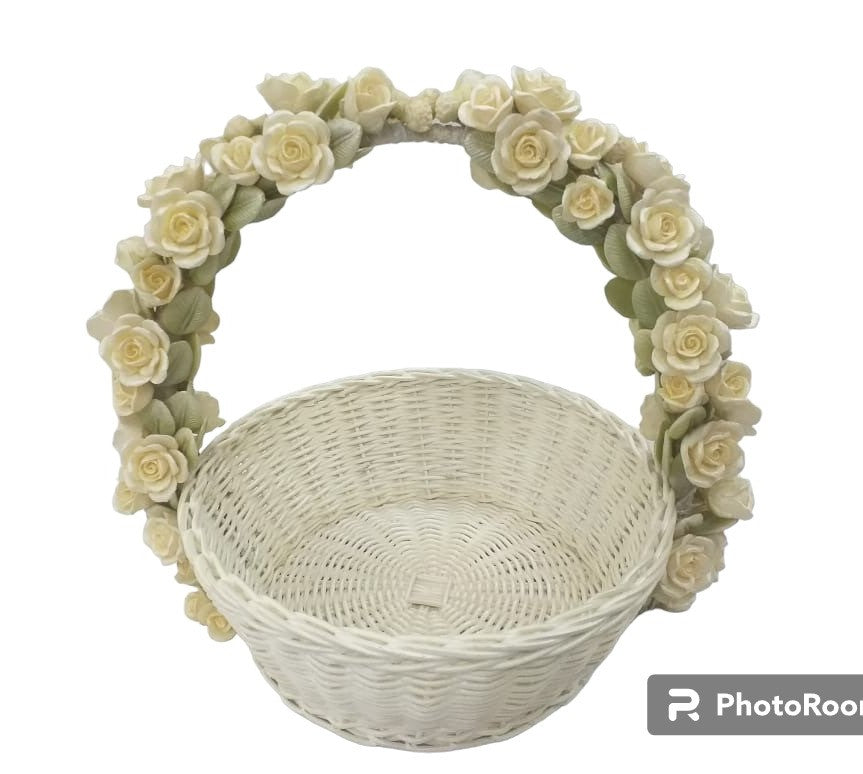 The Ivory Floret Basket