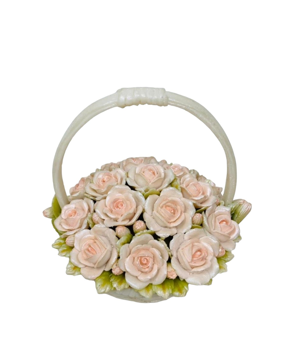 Crepe-floret Round Basket