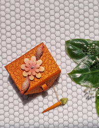 Tangerine Lily Casket