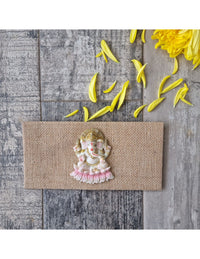 Ganesha Envelope Set: Sand Brown and Mocha Jute Combo