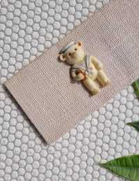 Ivory Teddy Envelope