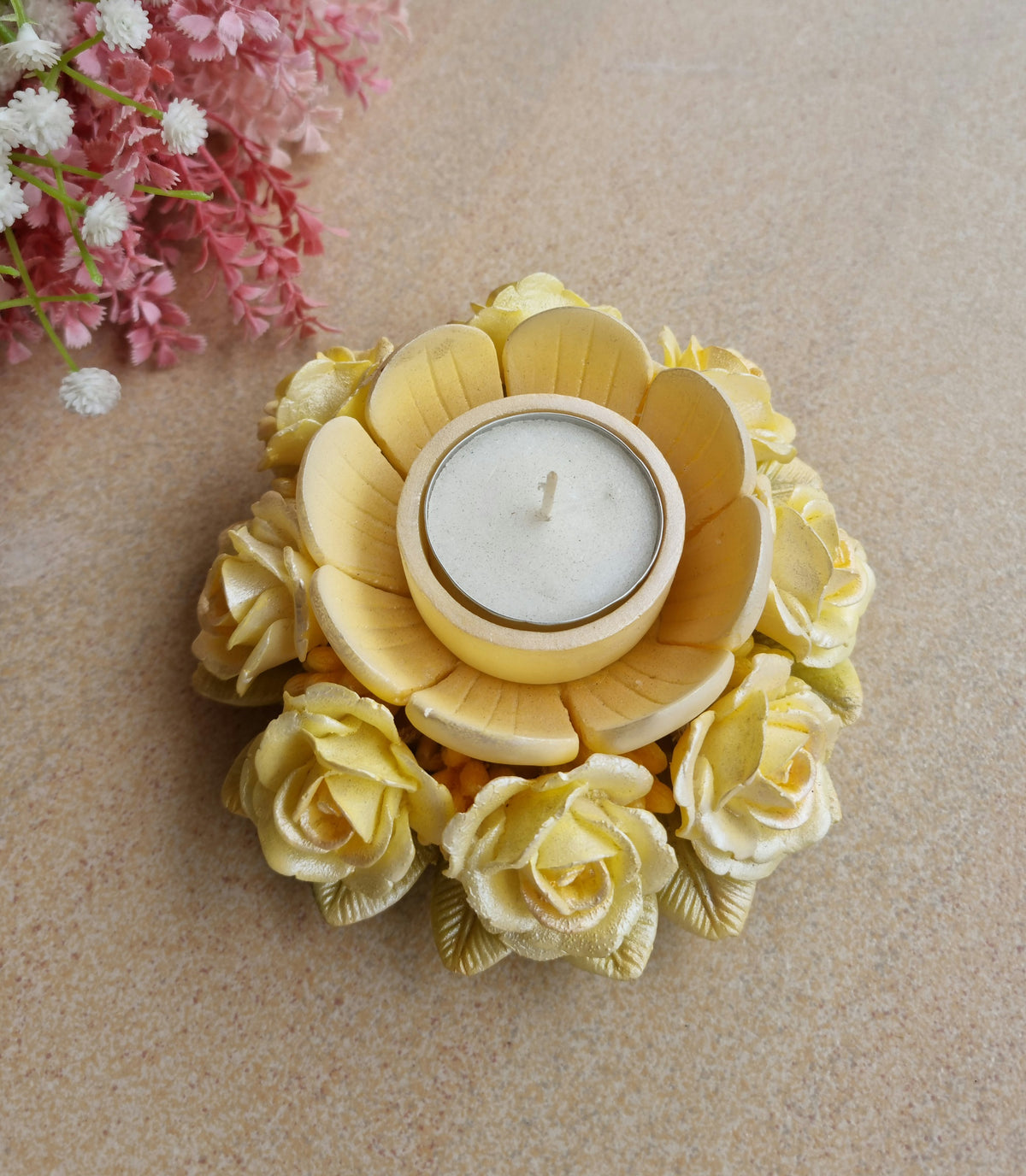 Lemon Bouquet Tealight Stand