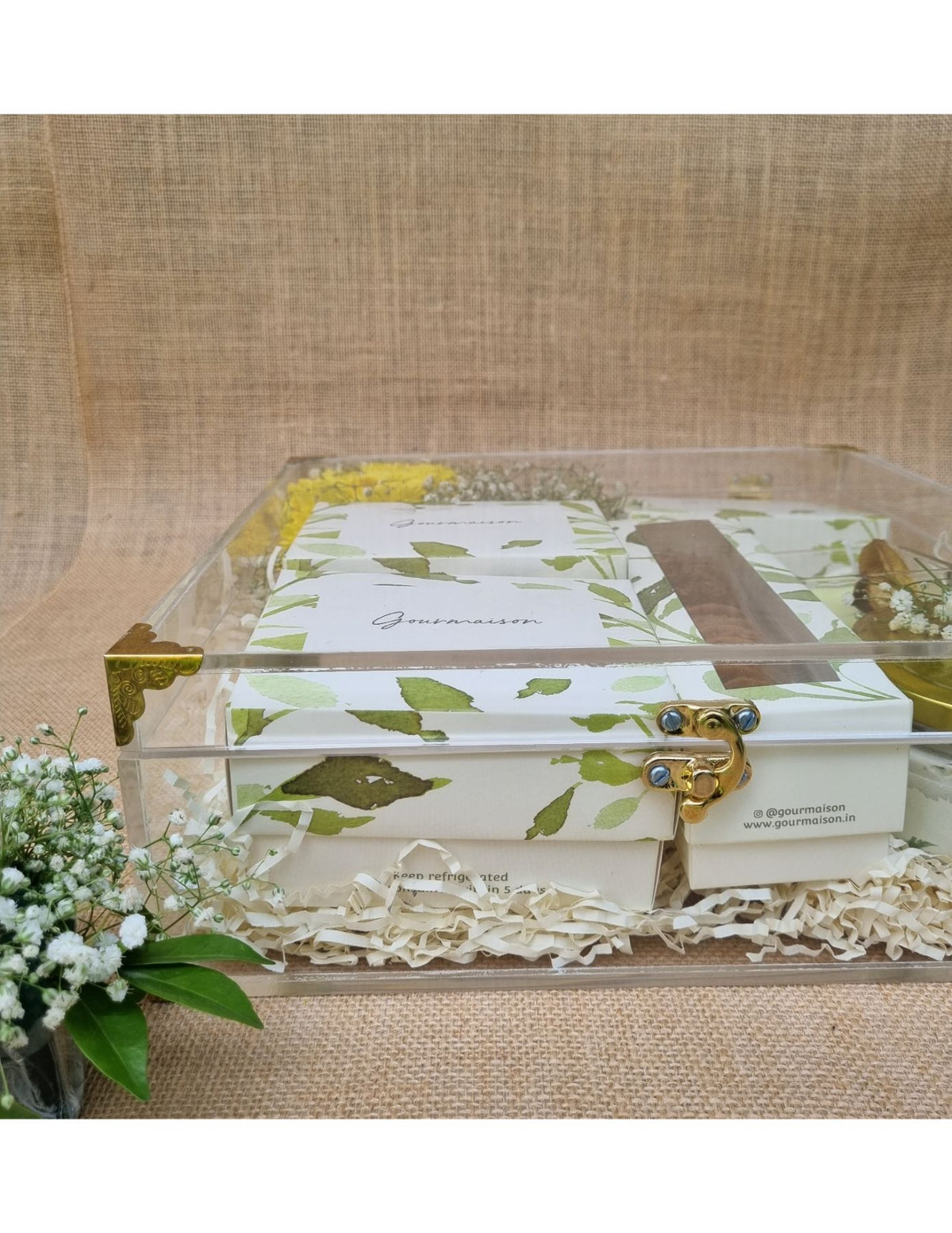 Personalised-Metallic touch Acrylic Box