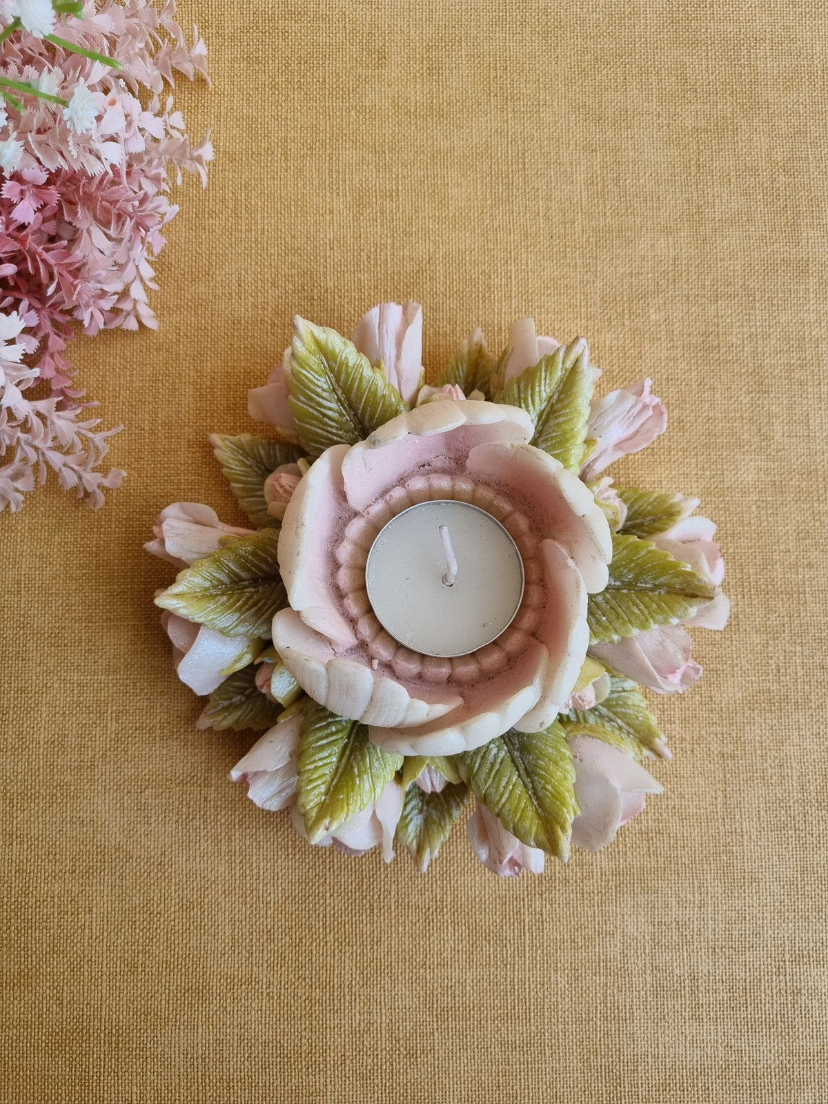 Exotic Peony Tealight Holder