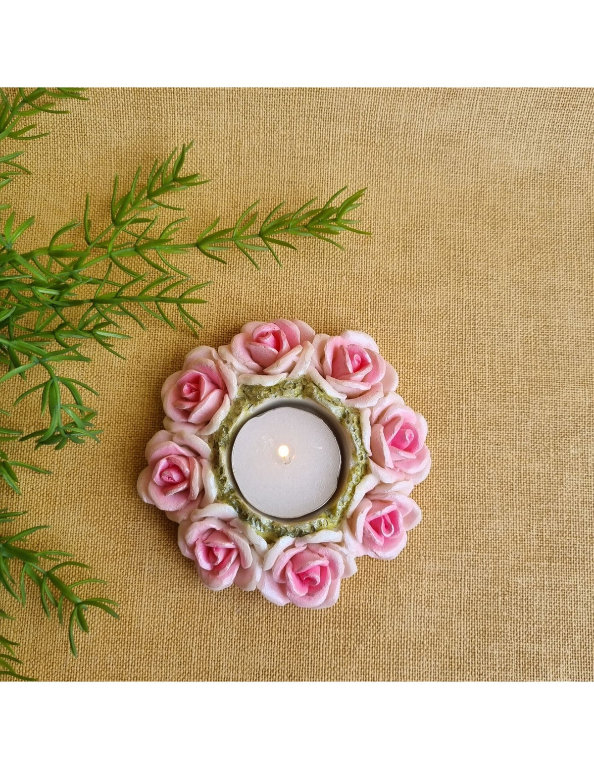 Rosy Red Tealight Holder