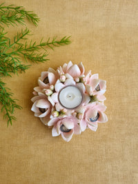 Multi-Lotus Bouquet Tealight Stand