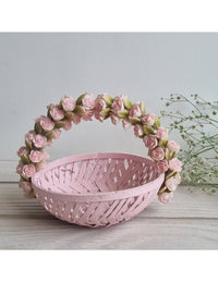 The Pearl Blush Floret Basket