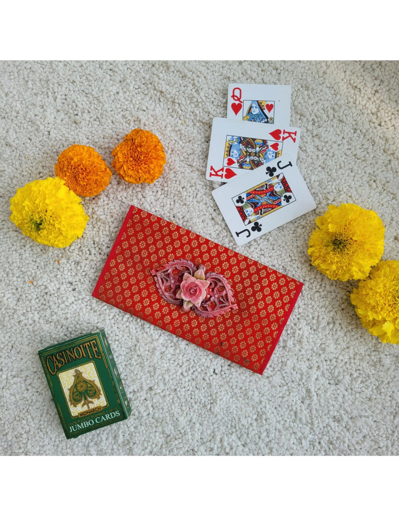 Cloth Envelope Set: Scarlet and Ivory Combo