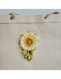 Floral Bag Set: Ginger Orange Rose, Dandelion Sunflower Jute, and Blush Twig Combo