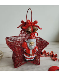 Mesh Christmas star basket