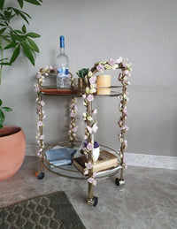 Royal Golden Glass Trolley