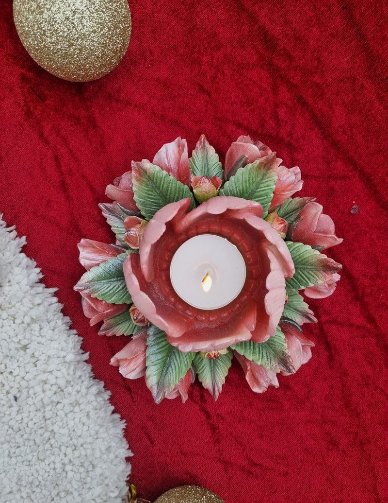 Exotic Peony Tealight Holder