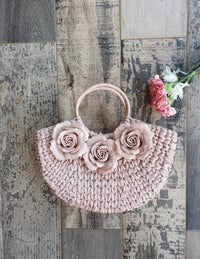 Sand Pink Triplet-rose Bag