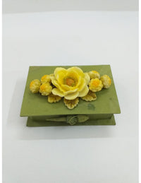 Green Rose Garden Casket